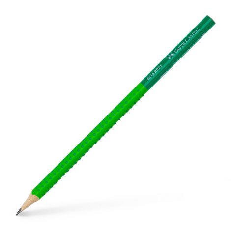 Ołówek Faber-Castell Grip 2001, B, zielony - 2
