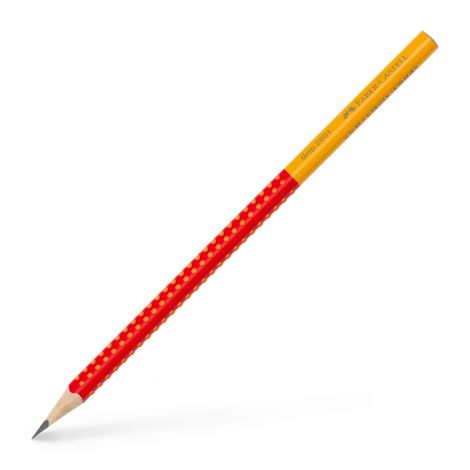 Ołówek Faber-Castell Grip 2001, B, czerwony/żółty - 2