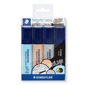 Zakreślacze Staedtler Classic Vintage, 4 kolory