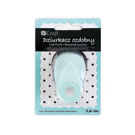 Dziurkacz ozdobny dpCraft 1,6cm Słońce 2