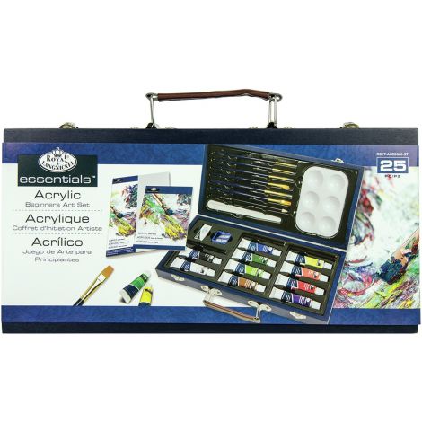 Zestaw artystyczny R&L Acrylic Painting Artist Set for Beginners, 24 elementy - 2