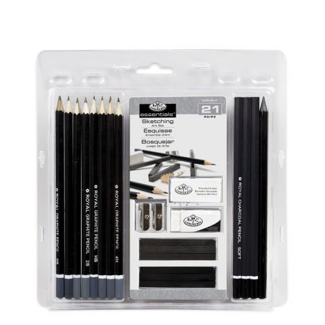 Zestaw artystyczny R&L Drawing Clamshell Kit, 20 elementów - 2
