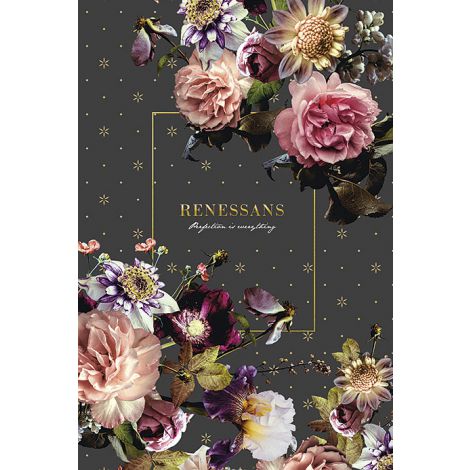 Zeszyt ekskluzywny PaperHome Kwiaty B5/80/70g kratka