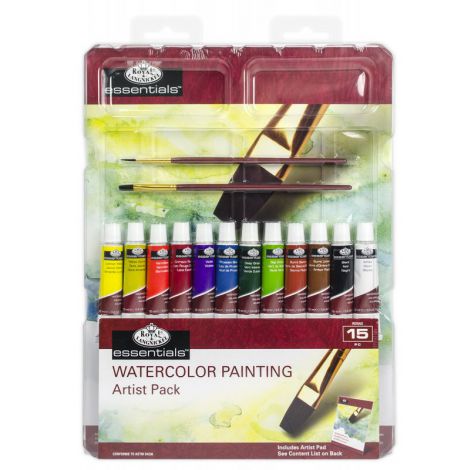 Zestaw artystyczny R&L Watercolor Painting Artist Pack, 15 elementów