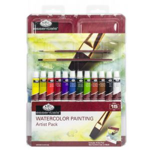 Zestaw artystyczny R&L Watercolor Painting Artist Pack, 15 elementów