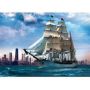 Puzzle Trefl 500el Żaglowiec Na Tle Chicago - 3
