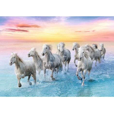 Puzzle Trefl 500el Białe konie w galopie - 2