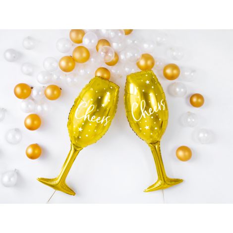 Balony Strong Metallic Gold, 27cm, 10 sztuk - 2