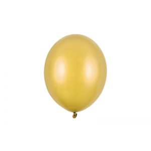 Balony Strong Metallic Gold, 27cm, 10 sztuk