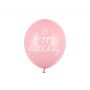 Balony happy birthday, 30cm, Pastel Baby Pink, 6 sztuk - 3