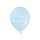 Balony happy birthday, 30cm, Pastel Baby Blue, 6 sztuk