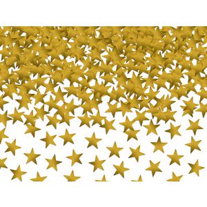 Konfetti PartyDeco Gwiazdki, 30g, złote