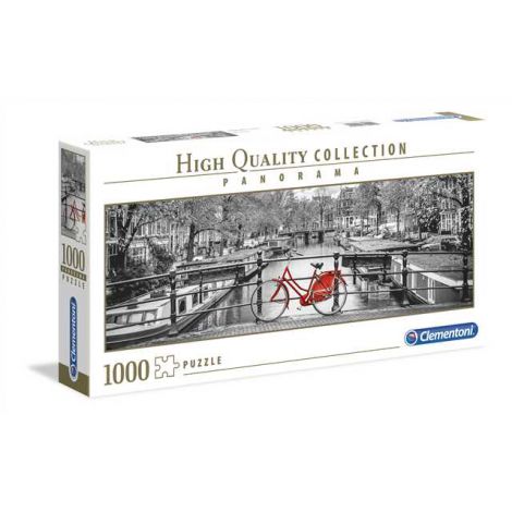 Puzzle Clementoni 1000el Panorama Amsterdam Bicycle
