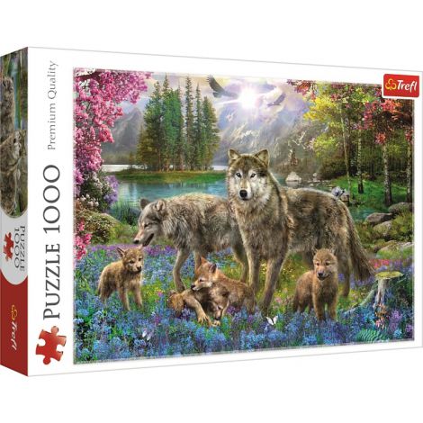Puzzle Trefl 1000el Wilcza Rodzina