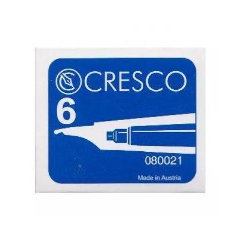 Naboje Cresco krótkie 6szt niebieskie - 2