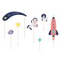 Topper na tort  Kosmos, 9,5 - 24,5 cm - 2