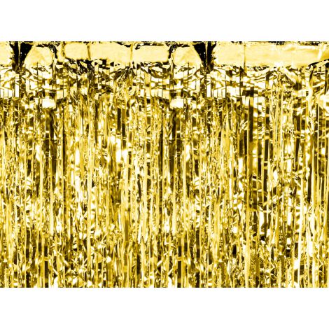 Kurtyna Party, złota, 90 x 250cm