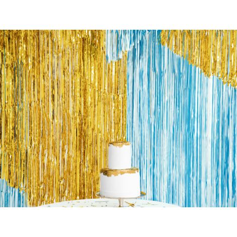 Kurtyna Party, złota, 90 x 250cm - 6