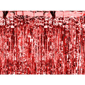 Kurtyna Party, czerwona, 90 x 250cm