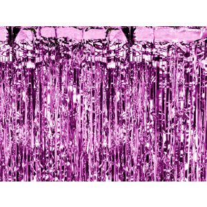 Kurtyna Party, purpurowa, 90 x 250cm