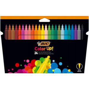 Pisaki Bic Color Up, 24 kolory