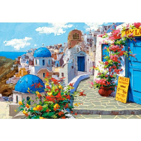 Puzzle Castorland 2000el Wiosna w Santorini, Grecja - 2