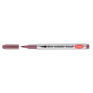 Pisak pędzelkowy Toma Deco Metallic Brush 1.0-3.0mm, Różowy