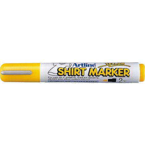 Pisak do tkanin Toma Artline 2.0mm, Żółty