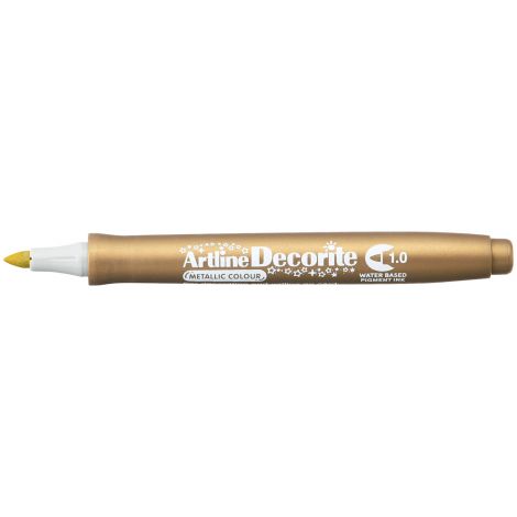Marker permanentny Toma Artline Decorite 1.0mm, Złoty
