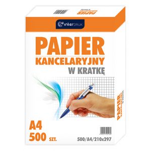 Papier Kancelaryjny Interdruk A4/500 kratka