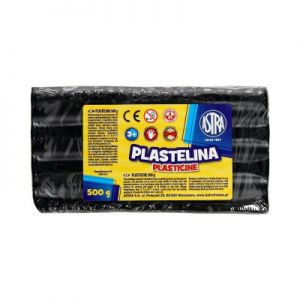 Plastelina Astra, 0.5 kg, czarna