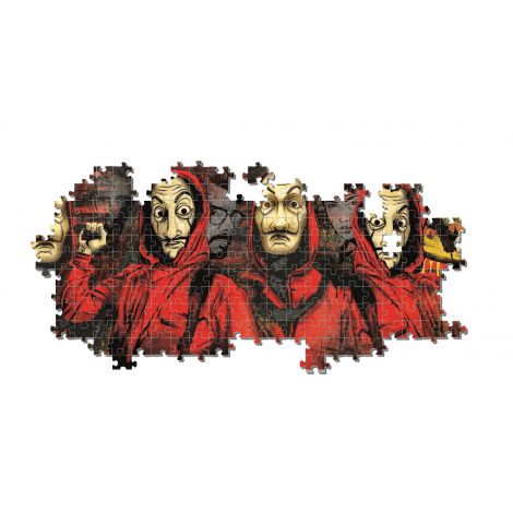 Puzzle Clementoni 1000el Panorama La Casa De Papel - 4