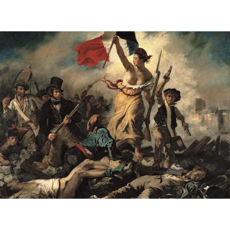 Puzzle Clementoni Museum 1000el Liberty Leading The People - 2