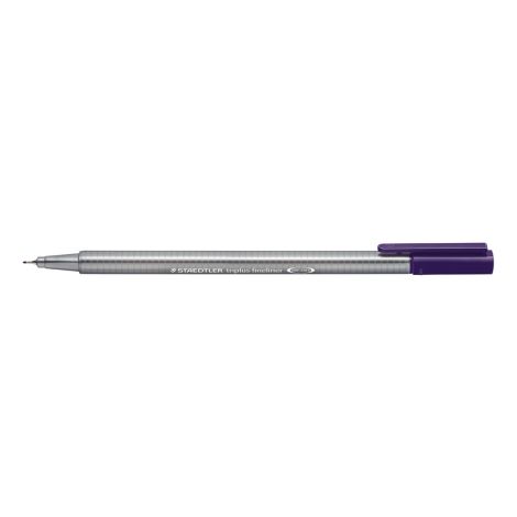 Cienkopis Staedtler Triplus, trójkątny, 0.3mm, fioletowy ciemny