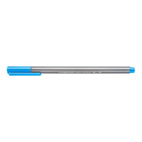 Cienkopis Staedtler Triplus, trójkątny, 0.3mm, niebieski jasny - 2