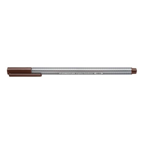 Cienkopis Staedtler Triplus, trójkątny, 0.3mm, sepia - 2