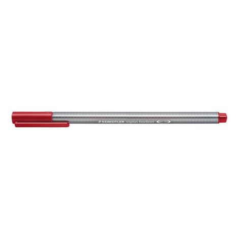 Cienkopis Staedtler Triplus, trójkątny, 0.3mm, karminowy - 2