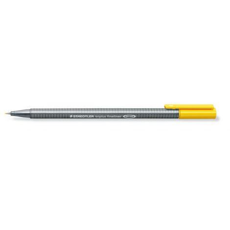 Cienkopis Staedtler Triplus, trójkątny, 0.3mm, żółty