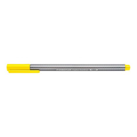 Cienkopis Staedtler Triplus, trójkątny, 0.3mm, żółty - 2