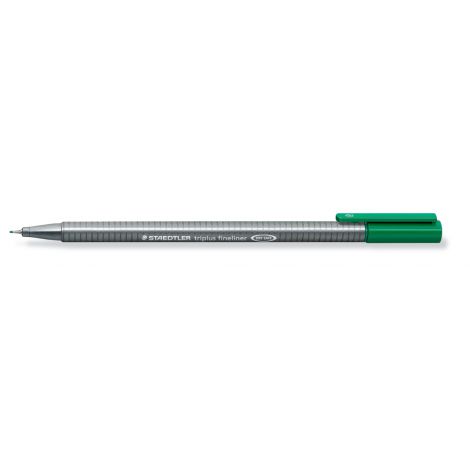 Cienkopis Staedtler Triplus, trójkątny, 0.3mm, zielony