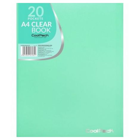 Album ofertowy Coolpack A4/20 koszulek, Miętowa
