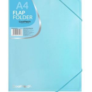 Teczka CoolPack A4 Pastel z gumką, Niebieska