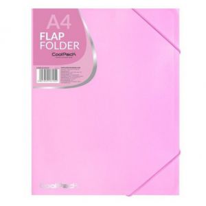 Teczka CoolPack A4 Pastel z gumką, Różowa
