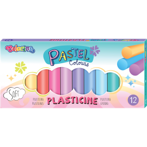 Plastelina Colorino pastelowa, 12 kolorów