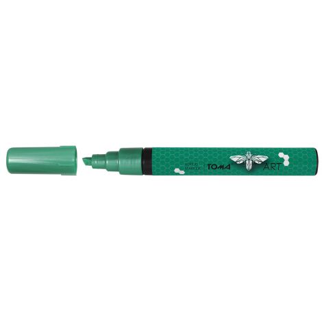Marker akrylowy Toma Art 2.5mm, Zielony metaliczny