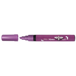 Marker akrylowy Toma Art 2.5mm, Fioletowy metaliczny