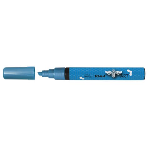 Marker akrylowy Toma Art 2.5mm, Niebieski metaliczny