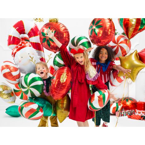 Balon foliowy Mikołaj, 37 x 60 cm, mix kolorów - 6
