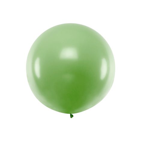 Balon okrągły, 1 m, Pastel Green