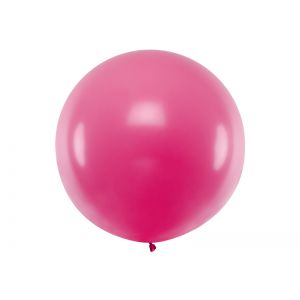 Balon okrągły, 1 m, Pastel Fuchsia